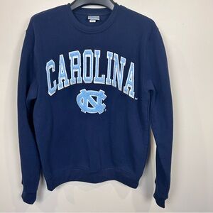 UNC Tar Heels Sweatshirt Navy Blue Crewneck Carolina NCAA‎ College Hoodie Jumper